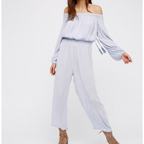 Free People Pants - Free People -- Long Sleeve off the shoulder Romper